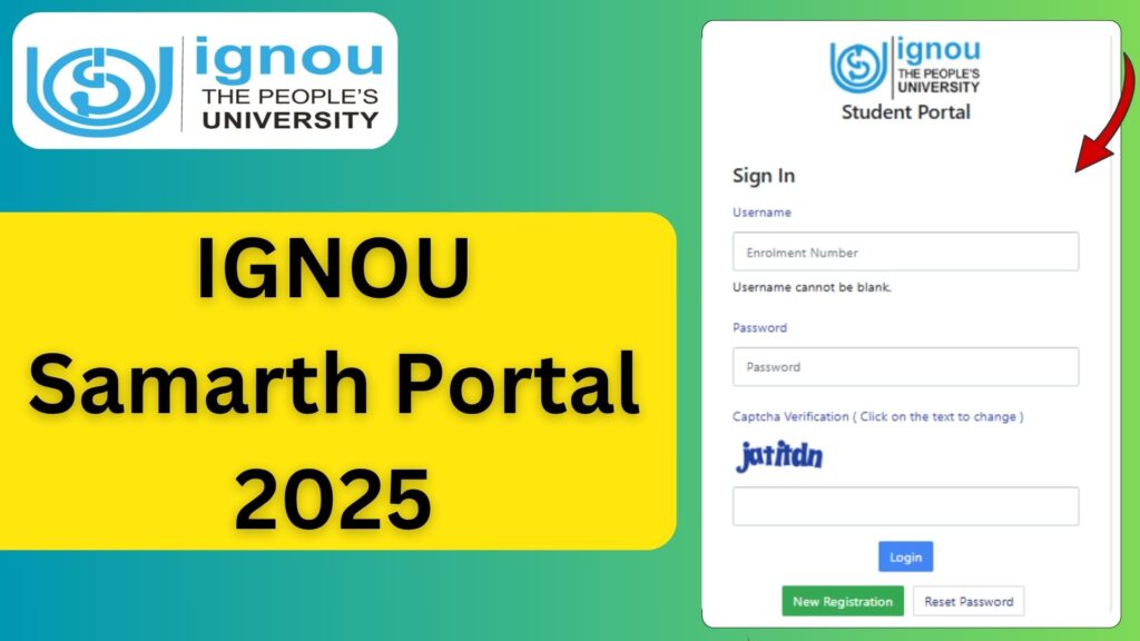IGNOU Samarth Portal 2025 1 – A Comprehensive Guide for Students