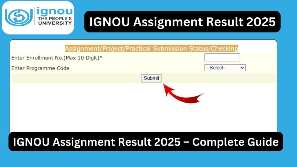 IGNOU Assignment Result 2025 – Complete Guide