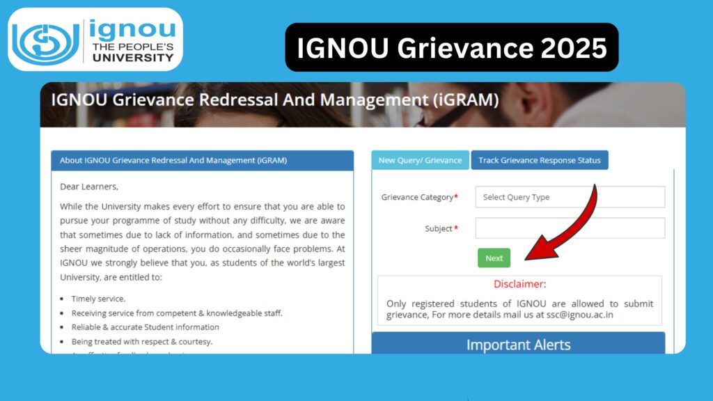 IGNOU Grievance – Complete Guide for Students