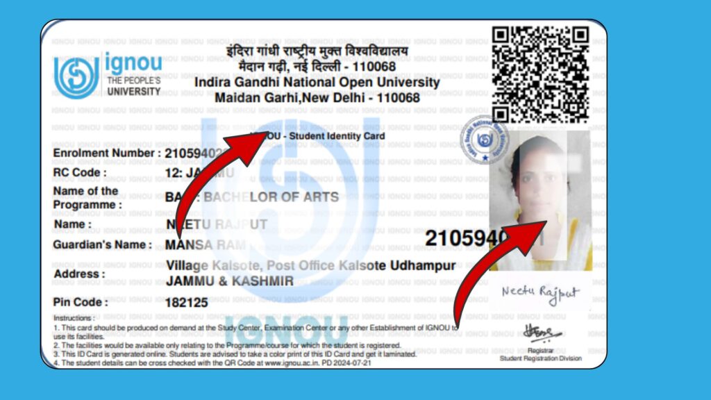 IGNOU ID Card Download 2025 – Everything You Need to Know