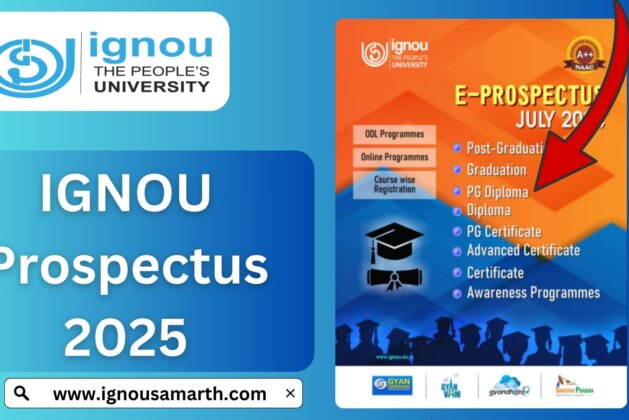 IGNOU Prospectus 2025 – Complete Guide & Download Information