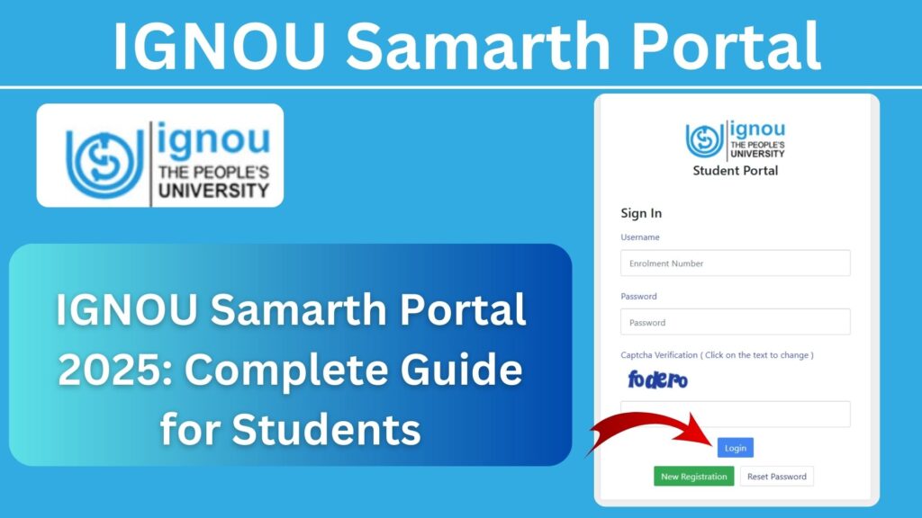 IGNOU Samarth Portal 2025: Complete Guide for Students