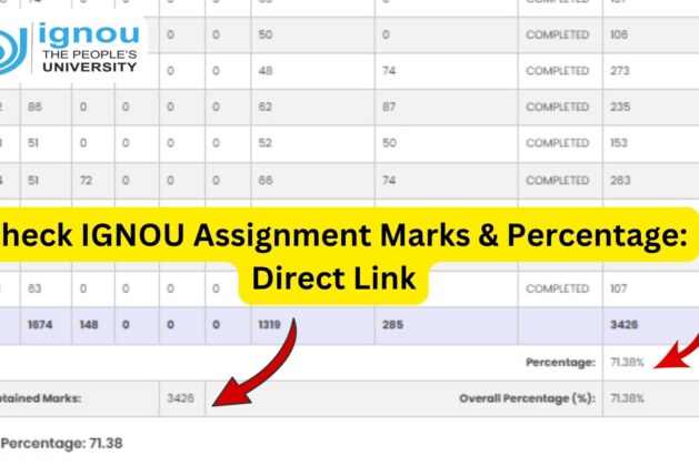 IGNOU Assignment Marks: Complete Guide